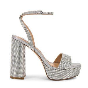 STEVEN MADDEN rhinestone platforms
